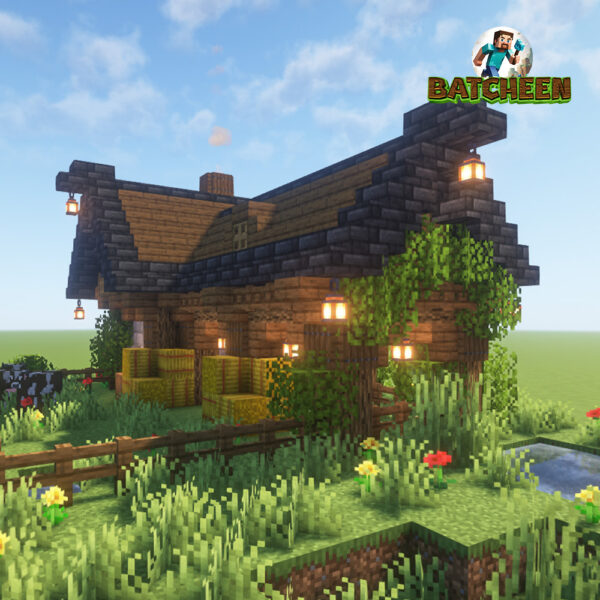 Rustic Medieval House Minecraft build by Batcheen