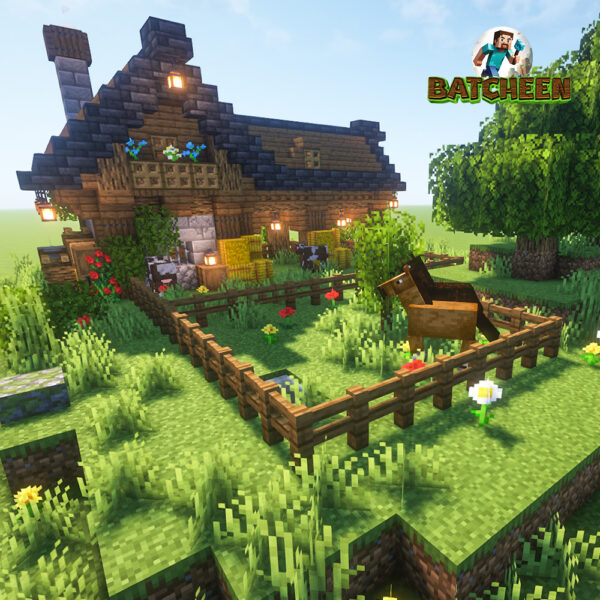 Rustic Medieval House Minecraft build by Batcheen