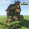 Rustic medieval house Minecraft build by Batcheen