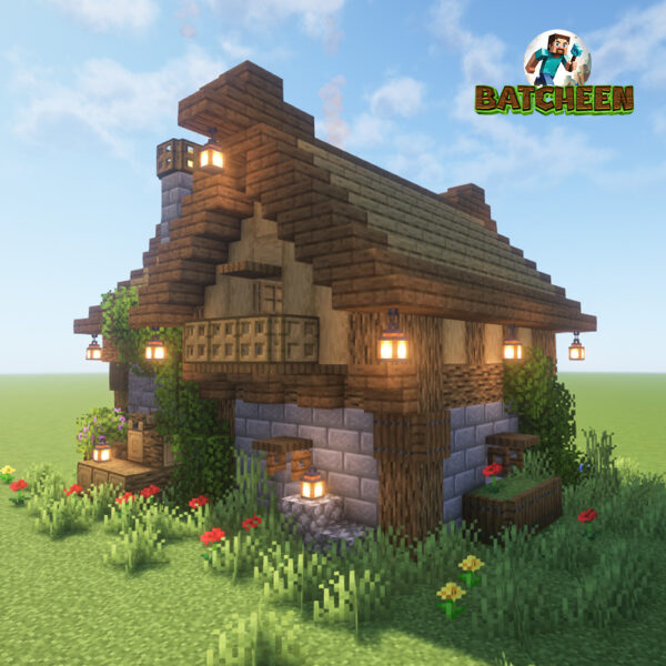 Small Trading Cottage Minecraft build by Batcheen