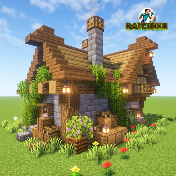 Small Trading Cottage Minecraft build by Batcheen