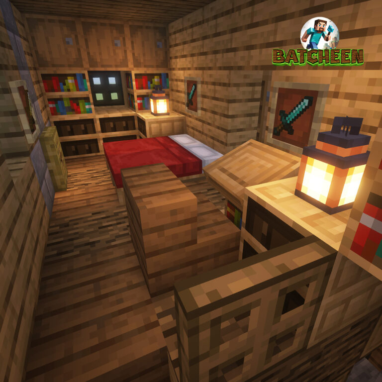 Rustic Wooden House - Minecraft Build by Batcheen